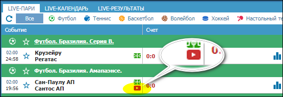 Ставки Live Бетсити