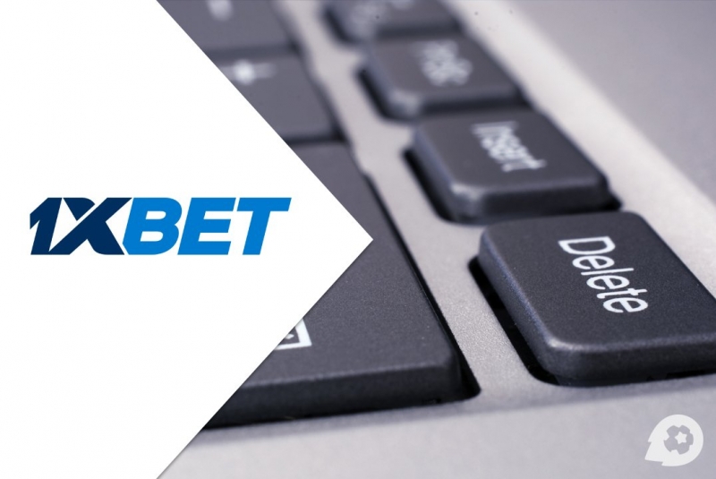 1 xbet как удалить аккаунт