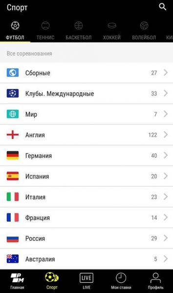 Скачать Parimatch Россия с официального сайта