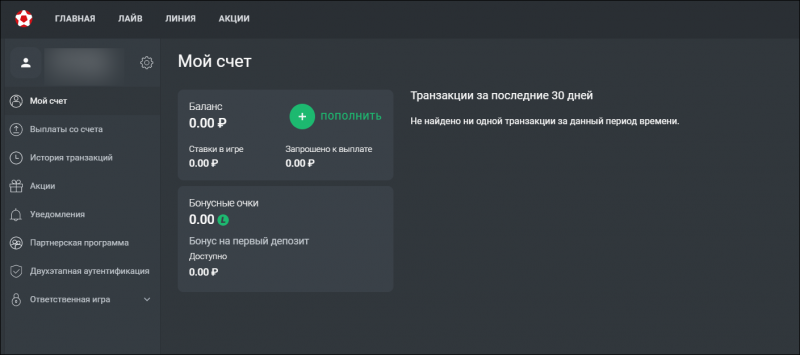 Вход в личный кабинет букмекерской конторы Леон