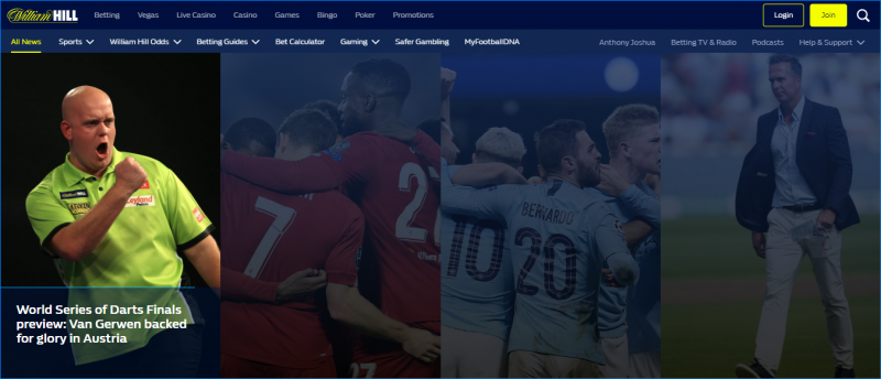 Зеркальная букмекерская контора William Hill
