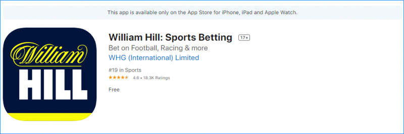 Зеркальная букмекерская контора William Hill